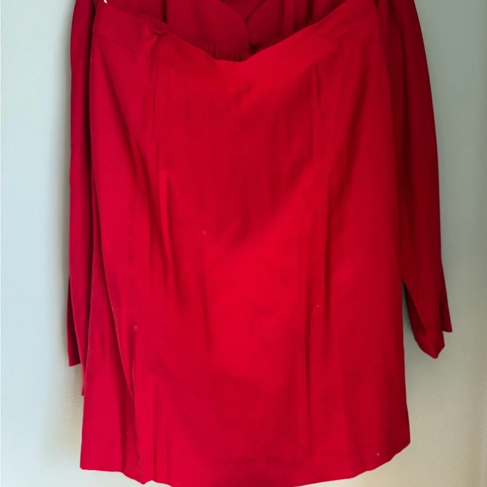 Vintage Red Women's Suit - Picture 3 of 11